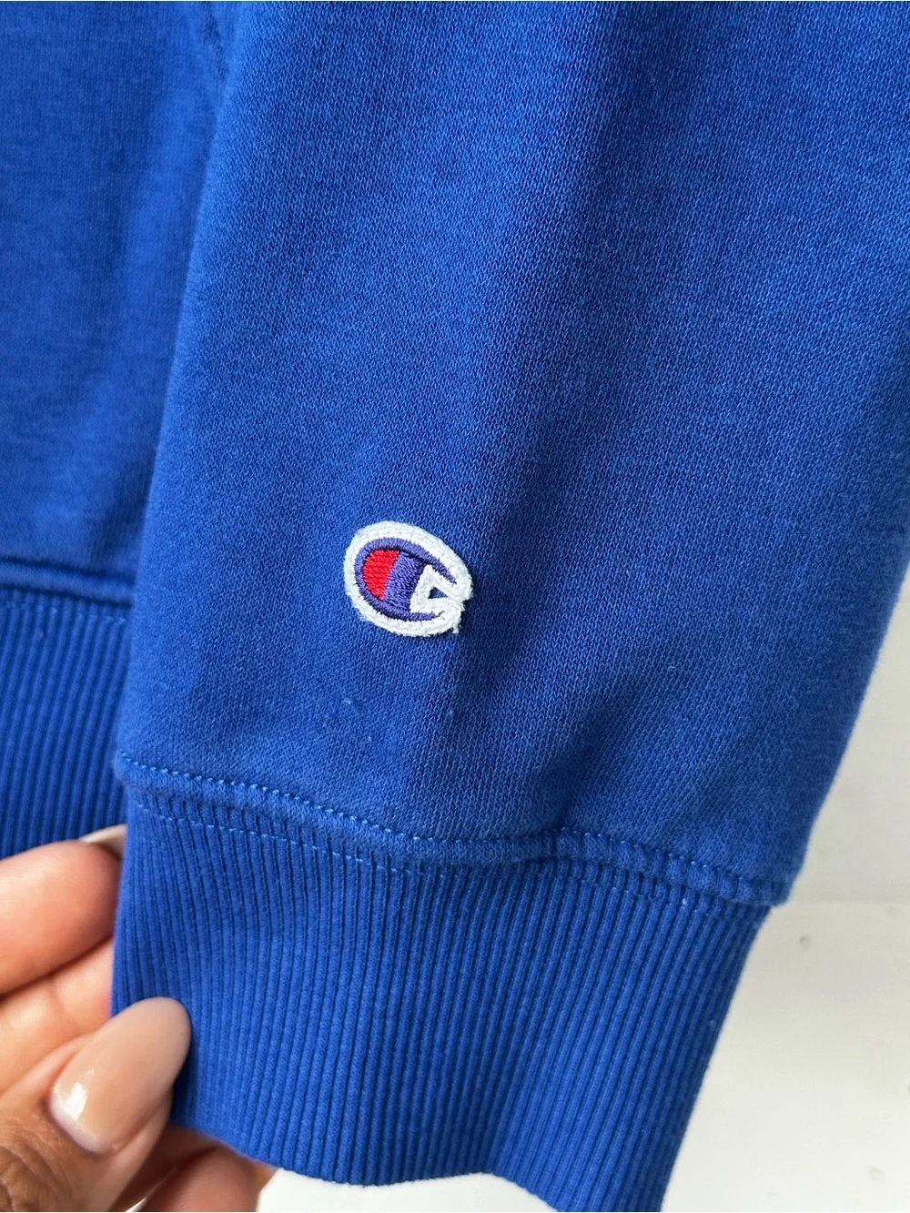 Champion Royal Blue Embossed Logo Hoodie